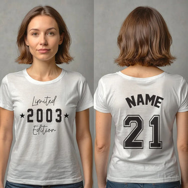 Exclusive Limited Edition 2003 T-Shirt - Custom Name and Number - DENMARY